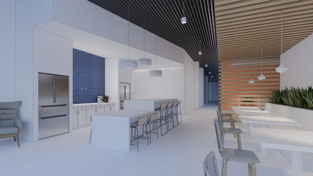 ScaleCo New Office Cafe Rendering 1