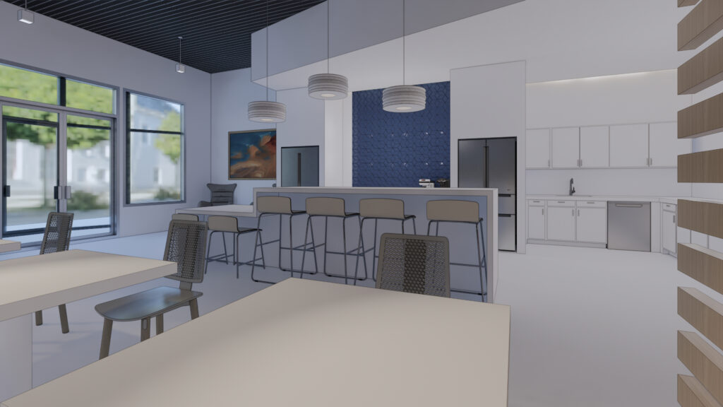 ScaleCo New Office Cafe Rendering 2